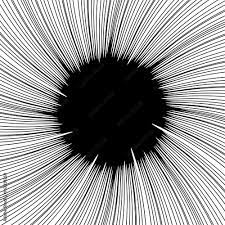 graphic implosion stylized black hole Stock Vector | Adobe Stock