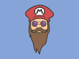 Http Beardedtees Com Products Bearded Mario Mustache Beard Mario