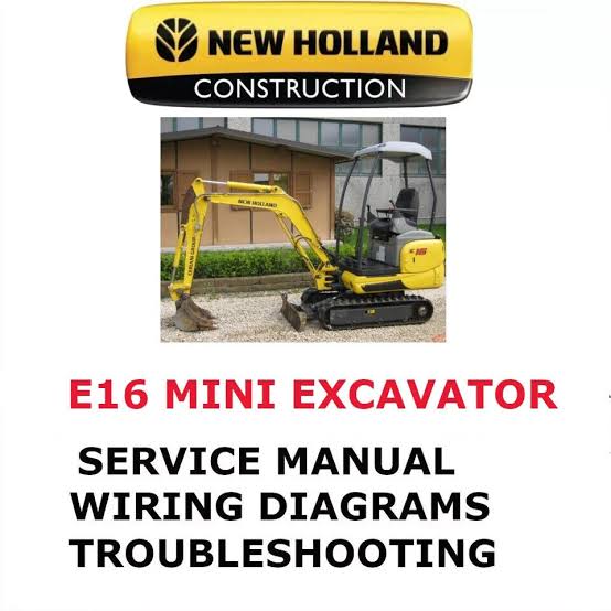 New Holland E16 Mini Excavator