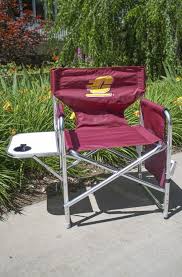Flying C Chippewas Director S Chair With Side Table Directors Chair Chair Folding Chair