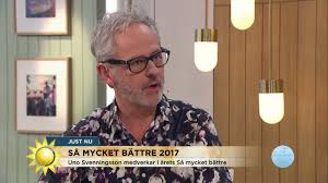 Han har en röst som man känner igen direkt. Uno Svenningsson Femte Deltagaren Till Sa Mycket Battre