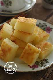 this morning saw some nice and cheap tapioca cassava in the pasar besar market could not resist to buy some to ba cassava cake tapioca cake asian desserts
