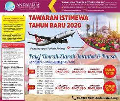 Senarai pakej umrah 2020 andalusia. Andalusia Bangi Tawaran Istimewa Tahun Baru 2020 Pakej Facebook