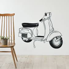 The name means wasp in italian. Vespa Wandtattoo Schlafzimmer Art Roller Retro Vespa Aufkleber Wohnzimmer Lounge Mod Motorrad Wandaufkleber Home Interior Decor Z244 Interior Decor Motorbike Wall Stickerswall Sticker Aliexpress