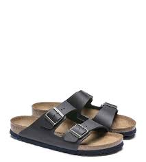 Buy Birkenstock Arizona Natura Navy Regular Width Slide Sandals Only At Tata Cliq Luxury