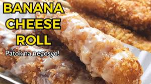 You can eat this alone or roll into your favorite sushi roll with ingredients of choice. Saba Wag Lang Iprito Gawin Nyo To Pang Negosyo Banana Cheese Roll Merienda Recipe For Business Youtube