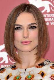A Line Bob Hairstyle Keira Knightley Straight Bob Hairstyle For Square Face Shapes Pretty Designs Womens Hairstyles Hair Styles 2014 Square Face Hairstyles