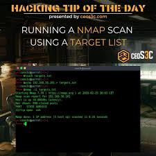 You Can Totally Use A List With All Your Targets And Feed That To Nmap First Create A List In Txt Format Then Run Convenient Isn T It