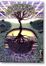 Tree Of Life Greeting Card For Sale By Victoria Christian Tree Of Life Artwork Tree Of Life Painting Tree Of Life Art