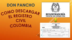 El registro civil tiene como visión: Descargar Registro Civil De Nacimiento En Colombia 2020 Youtube