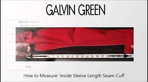 galvin green size guide waterproof jackets and trousers