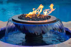 This decorative water fountain measures 14.57 x 14.57 x 26.38 to fit almost any outdoor space. Hearth Products Introduces Fire Water Feature Water Shapes