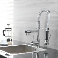 Kitchen sink mixer faucet pull out sprayer. Milano Mirage Modern Deck Mounted Pull Out Kitchen Mixer Spray Tap With Spring Neck Chrome