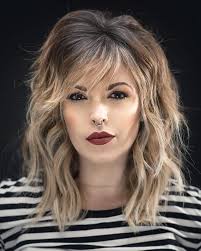 Pin on brunettes for well liked medium to long choppy haircuts with bangs view photo 14 of 20. 31 Choppy Bangs Hairstyles To Steal The Limelight Oval Face Haircuts Oval Face Hairstyles Medium Hair Styles