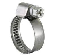 YDS Stainless Steel W2 German Type Hose Clamp, Worm Gear, 16-25 mm (5/8 to  1") Diameter Range, 9 mm Bandwidth (Pack of 20)