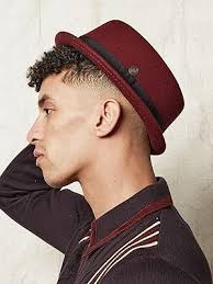 DASMARCA Mens Wool Felt Skimpy Brim Gatsby Rudeboy Pork Pie Porkpie Hat (S:  54-55cm, Brown) at Amazon Men's Clothing store