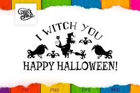 Download I Witch You Happy Halloween Svg Graphic By Illustrator Guru Creative Fabrica PSD Mockup Templates
