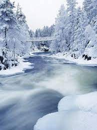 423 titanium white, 394 scarlet lake(red), 236. One More Snowy Winter Scene I Could Imagine Myself Walking Along The Banks I Could Look At This Scene For Hour Winter Scenery Winter Landscape Winter Scenes