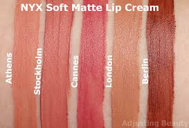 Nyx matte lipstick crave review & my experience; Review Nyx Soft Matte Lip Cream Berlin Adjusting Beauty