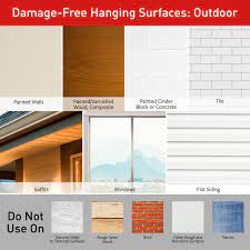 Vz hang® vinyl siding hooks, finish trim hooks and our new keyhole hooks let you decorate your home's exterior in minutes. Command Outdoor Slate Terrace Hooks Medium 2 Hooks 4 Strips Pack Walmart Com Walmart Com