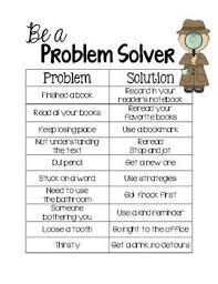 Be A Problem Solver Anchor Chart Printable For Interactive