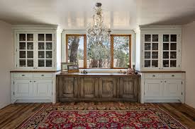 Beautiful dining room cabinets in timeless cherry wood, store all of your treasures, from fine china to delicate crystal. 10906 01 Dining Room Cabinets 1 La Puerta Originals