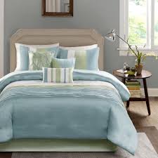 Aliexpress carries many blue green and white bedding related products, including free white bedding , butterfly colorful printed bedding , fashion black bedding. Madison Park Chester Green Blue 7 Piece Comforter Set On Sale Overstock 21180921