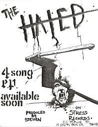 Hated 4 Song 7 Ep Promo Flyer 1982 Punk Poster Flyer Metal Posters
