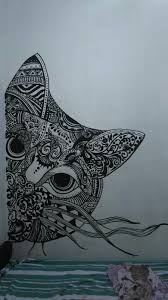 Doodle Wall Drawing Doodle Wall Drawings Wall Drawing