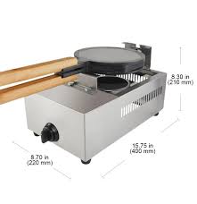 gas type egg waffle maker