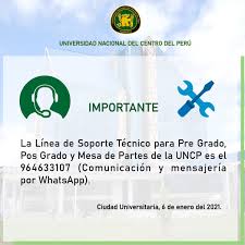 Universidad Nacional del Centro del Perú (Sitio Oficial)