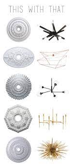 Ceiling Medallions Mod Lighting Coco Kelley Ceiling Medallions Modern Lighting Decorative Ceiling Panels