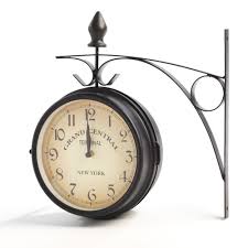 Horloge Murale Retro Noir Grand Central Les Horloges Horloges Et Reveils Toute La Deco Decoration D Interieur Aline Horloge Murale Horloge Horloges