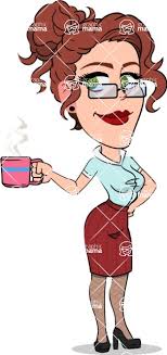Drinking too much can also cause iron overload, affecting your liver and other organs. Flat Cartoony Business Woman Character 112 Illustrations Drinking Coffee Graphicmama