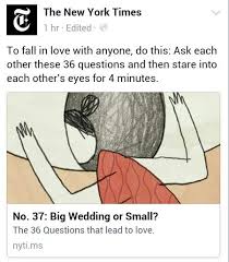 37 Questions To Fall In Love Big Wedding This Or That Questions Falling In Love