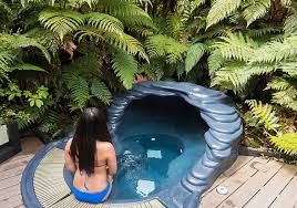 Relaxing At The Glacier Hot Pools Franz Josef See The South Island Nz Travel Blog