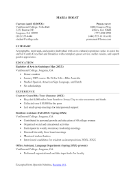 Undergraduate college student resume job description good example. 11 Resume Abstract For College Students Student Resume Template College Resume Template Student Resume