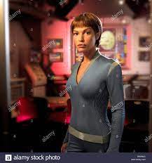 If there was a breakout star from enterprise, it was jolene blalock. Jolene Blalock Star Trek Enterprise 2001 Stockfotografie Alamy