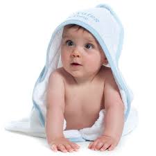 That's why we've carefully crafted our mori hooded baby bath towel, to make sure that after a relaxing and calming bathtime, parents know that bath time is just around the corner. White Any Text Personalised Embroidered Baby Hooded Bath Towel Gift Boy Girl Towels Flannels Baby Plastpath Com Br