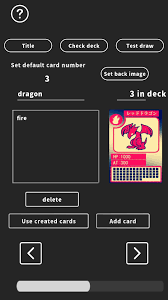 If you have an idea for a game and would like to get it made, we have a wide selection of cards in different sizes for you to realize your idea. Card Game Deck Manager Deck Simulator Creator For Android Apk Download