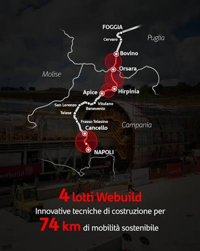 ⏱ Napoli-Bari in 2 ore. 🛤 Due città che si avvicinano grazie alla linea  ferroviaria AV/AC Napoli-Bari: un progetto strategico per il futuro della  mobilità sostenibile del Sud Italia. #webuild è impegnata
