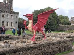 On the right is a. Welsh Dragon In Cardiff Castle Picture Of Cardiff Castle Connoisseur Tour Tripadvisor