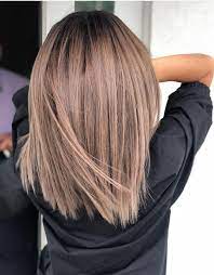 Langweiliges Lob Longbob Mittellanges Haar Frauen Short Hair Pony Kurze Haarfarben Haarschnitt Frisuren Und Farbe