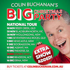 SYDNEY SHOW ADDED! Dec 14! Colin's Christmas Party with Nudge at Wesley  Mission, Sydney CBD! Ticket link in bio. 🎄