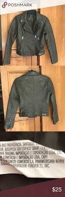 Forever 21 Faux Leather Moto Jacket Faux Leather Moto Jacket Jackets Clothes Design