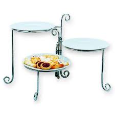 4.5 out of 5 stars. Old Dutch 3 Tier Folding Plate Rack Chrome In Serving Dishes