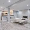 Paint your basement concrete floor to look. 1