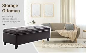 Homcom Large 51 Tufted Faux Leather
