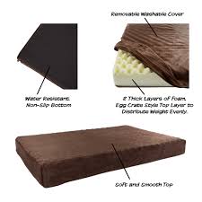 Find chewproof & indestructible dog bed. Petmaker Orthopedic Dog Bed Brown 24 X 37 Walmart Com Walmart Com