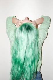 As Kids We Blondes Could Look Like This When Spending Too Much Time In A Chlorinated Pool Lol Hair Styles Mermaid Hair Color Green Hair